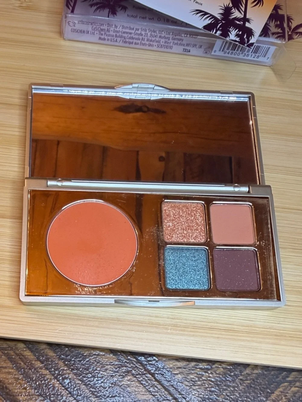 NEW Stila Color Cocktail Travel Cheek Lip Eye Palette Tequila Sunrise NIB